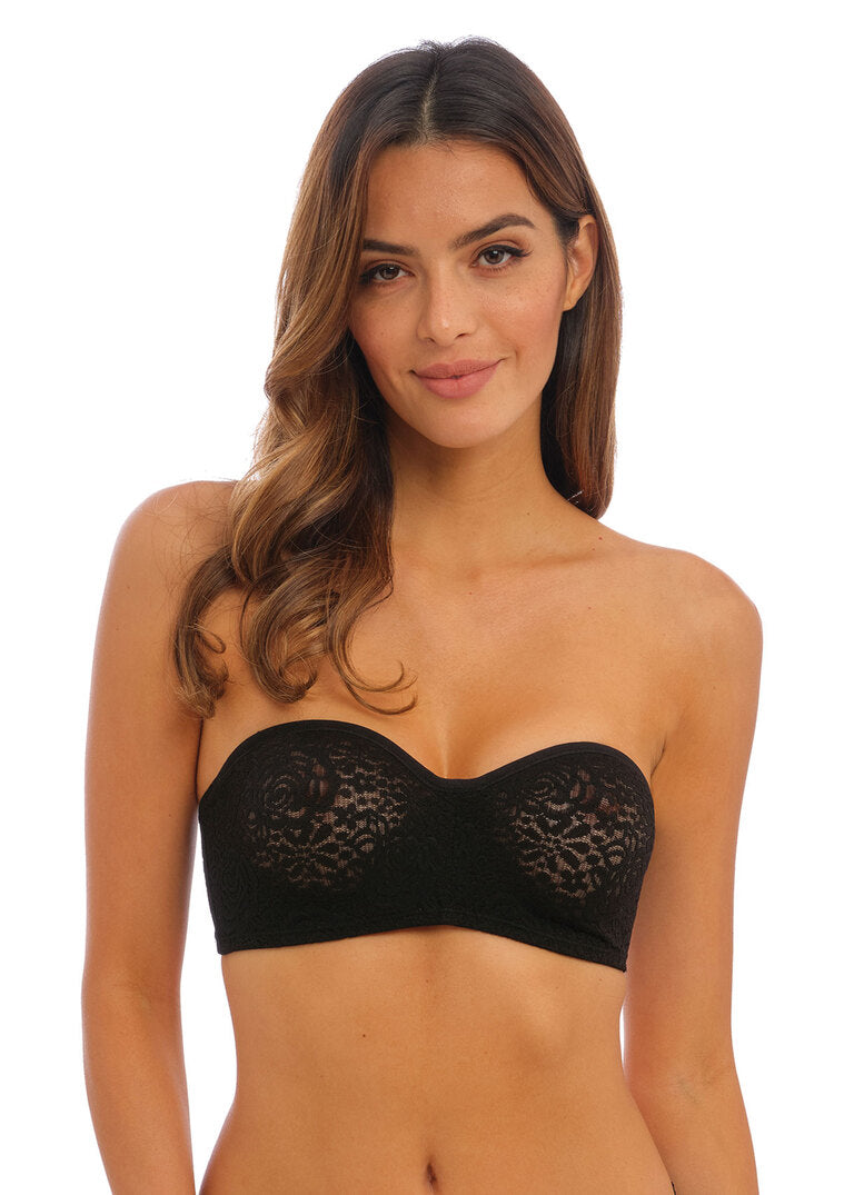Halo Lace Strapless